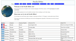 Desktop Screenshot of pacificbibles.org