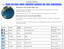 Tablet Screenshot of pacificbibles.org